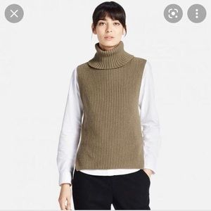 💗 knit turtleneck sweater vest